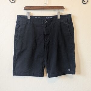 Dixxon Shorts Mens 38 Black D-Flexx Chino Golf Skate Casual Stretch Work